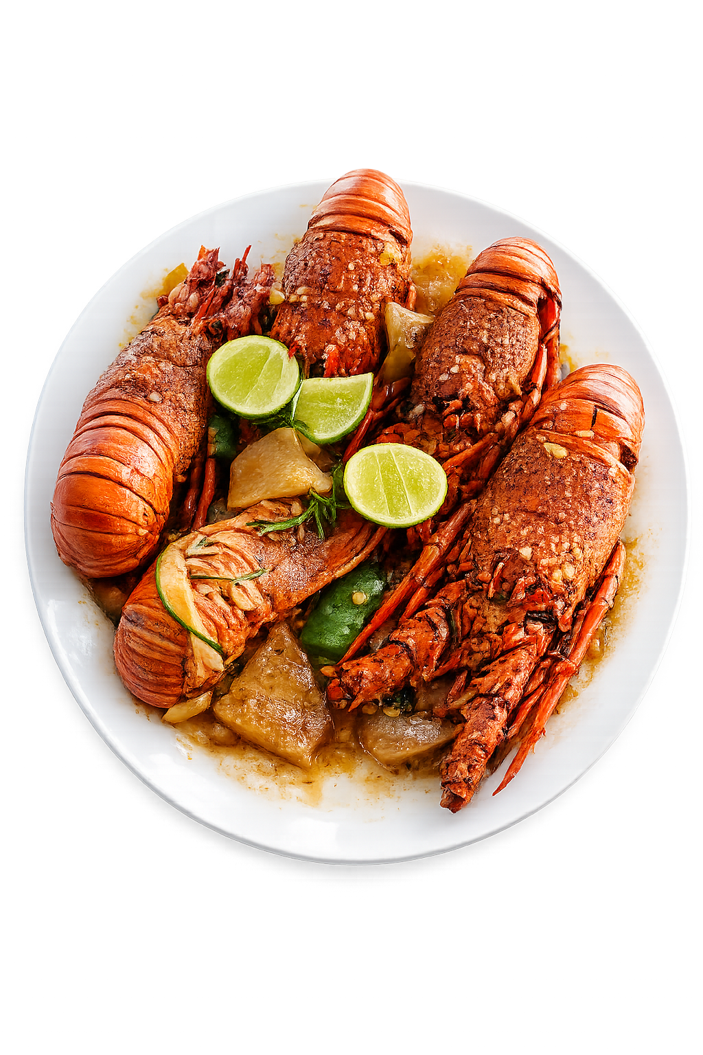 Signature Grilled Lobster at Tigri Beach Fresh grilled lobster served at Tigri Beach Restaurant, Hikkaduwa, Sri Lanka